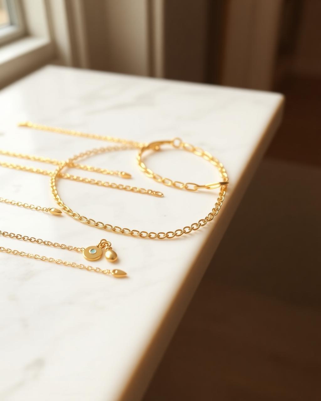 Armketten aus 14 und 22 Karat Gold
