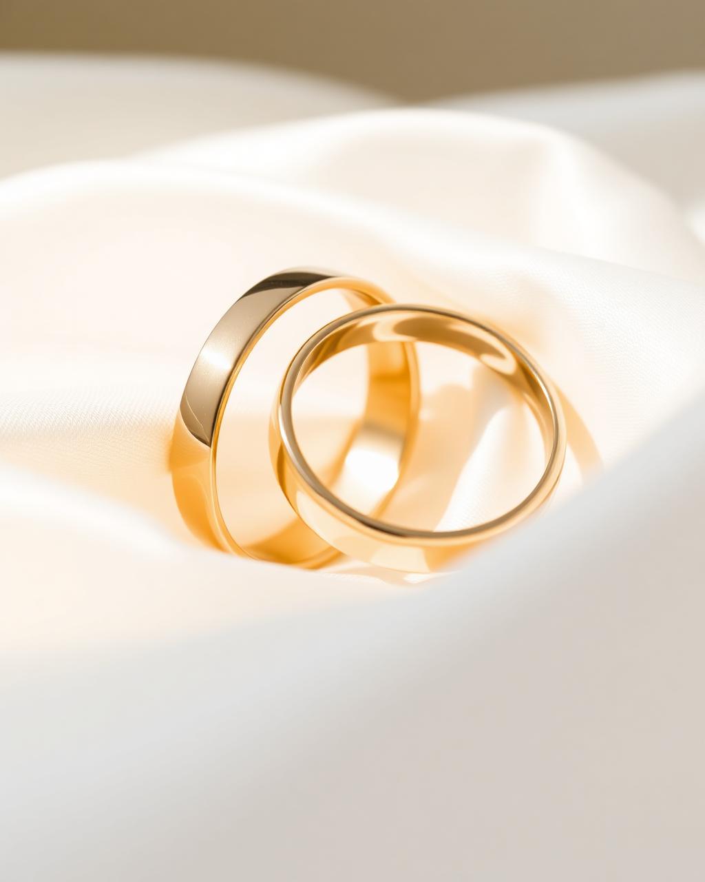 Trauringe (Alyans) in Gelb- und Weißgold
